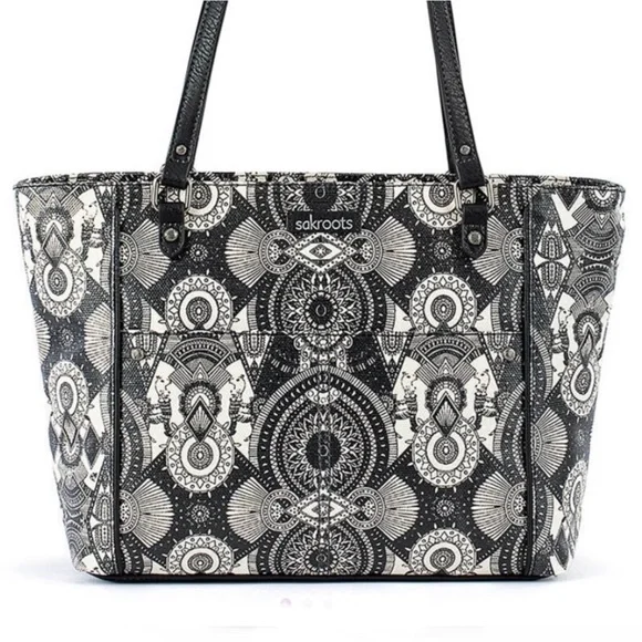 Sakroots wanderlust Artist Circle Zip Tote NWOT - Picture 2 of 7